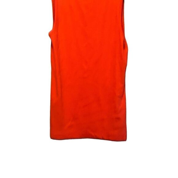 Orange Sleeveless Top Casual Tank Top Summer Basic Layering - Picture 4 of 4